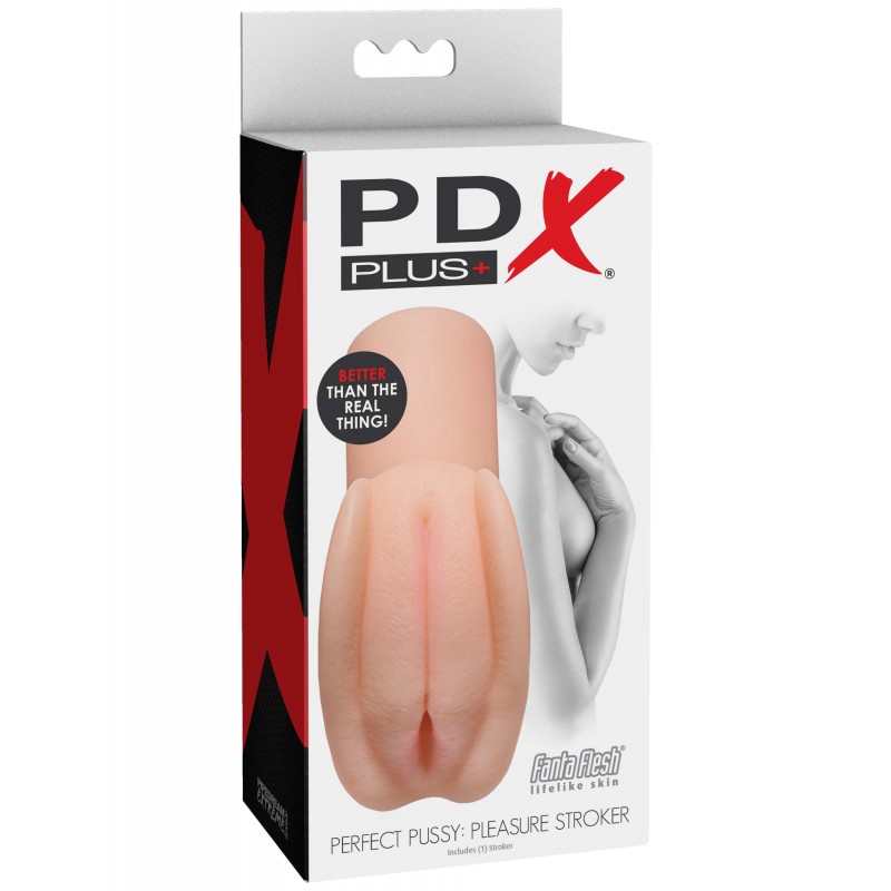 PDX Plus Perfect Pussy Pleasure Stroker - Flesh